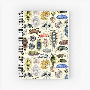 Crazy Isopod Pattern Spiral Notebook