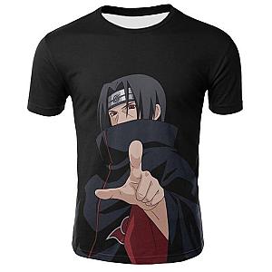 Itachi T-Shirts - Naruto T-Shirt Itachi Uchiwa IS0601 [ID36246] [ID36246]