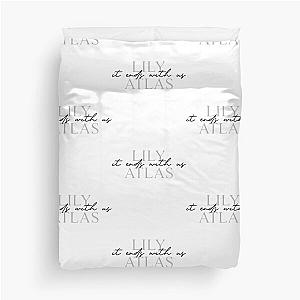 It ends with us book lily and atlas   Duvet Cover