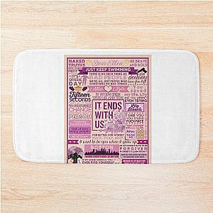 Colleen Hoover, it ends with us Bath Mat