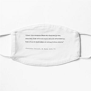 Colleen Hoover It Ends With Us Quote Flat Mask