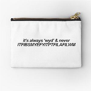 it ends with us  Zipper Pouch