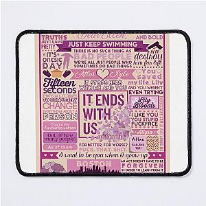 Colleen Hoover, it ends with us Mouse Pad