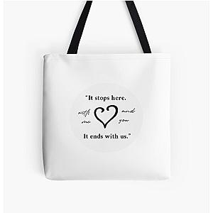 It Ends With Us Colleen Hoover All Over Print Tote Bag