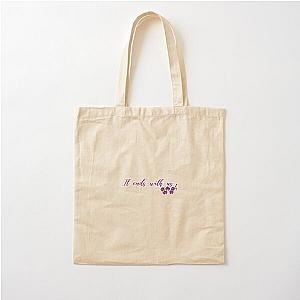 It Ends With Us quote sticker Cotton Tote Bag