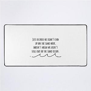 It ends with us quote Desk Mat