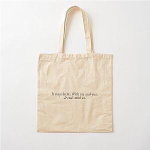 It Ends With Us by Colleen Hoover quote Cotton Tote Bag