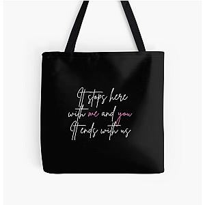 It ends with us  All Over Print Tote Bag