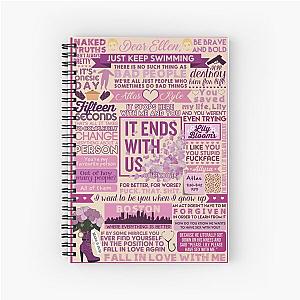 It Ends With Us - Colleen Hoover  Spiral Notebook