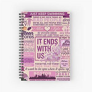 Colleen Hoover, it ends with us Spiral Notebook