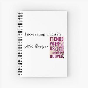 it ends with us Atlas corrigan Spiral Notebook