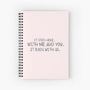 It Ends With Us - Colleen Hoover  Spiral Notebook