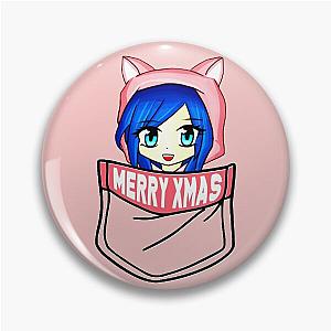 ItsFunneh Santa in your pocket Merry Christmas Pin