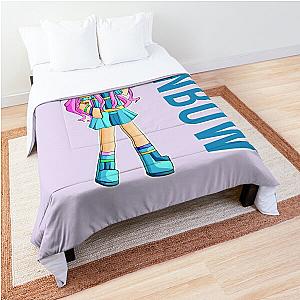 Rainbow gamer Itsfunneh Funneh Krew gamer fan art 2022 Comforter