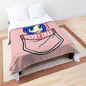 ItsFunneh Santa in your pocket Merry Christmas Comforter