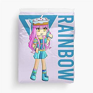 Rainbow gamer Itsfunneh Funneh Krew gamer fan art 2022 Duvet Cover