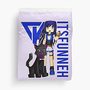 Itsfunneh Funneh Krew Dog gamer fan art 2022 Duvet Cover