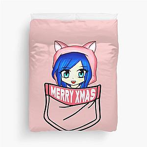 ItsFunneh Santa in your pocket Merry Christmas Duvet Cover