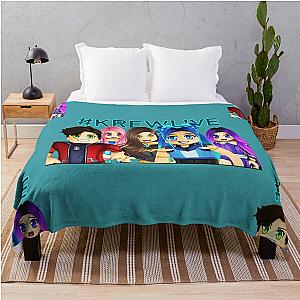 MineCraft - Itsfunneh Krew Team Live Throw Blanket