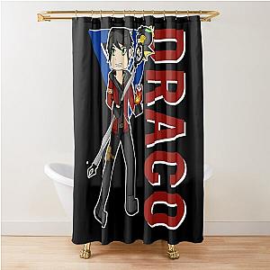 Draco Itsfunneh Funneh Krew Dog gamer fan art 2022 Shower Curtain