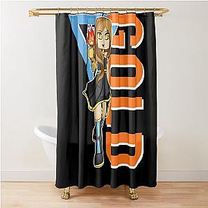 Gold gamer Itsfunneh Funneh Krew gamer fan art 2022 birthday party Shower Curtain