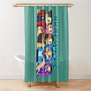 MineCraft - Itsfunneh Krew Team Live Shower Curtain