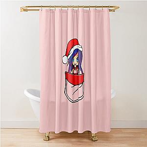 ItsFunneh Santa in your pocket  Shower Curtain