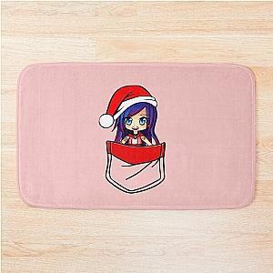 ItsFunneh Santa in your pocket  Bath Mat