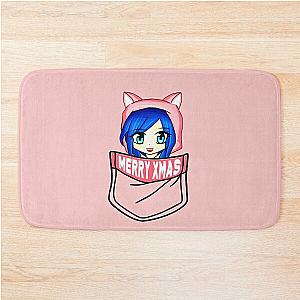 ItsFunneh Santa in your pocket Merry Christmas Bath Mat