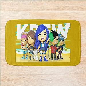 MineCraft - The Krew Team  - itsfunneh Bath Mat