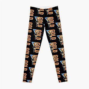 Gold gamer Itsfunneh Funneh Krew gamer fan art 2022 birthday party Leggings