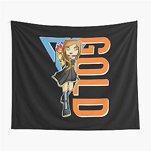 Gold gamer Itsfunneh Funneh Krew gamer fan art 2022 birthday party Tapestry