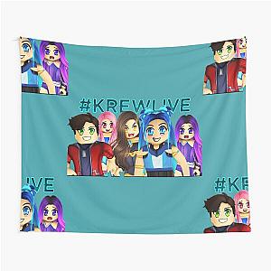 MineCraft - Itsfunneh Krew Team Live Tapestry