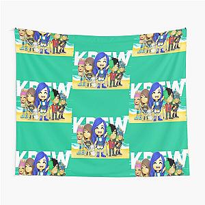 MineCraft - The Krew Team  - itsfunneh Tapestry