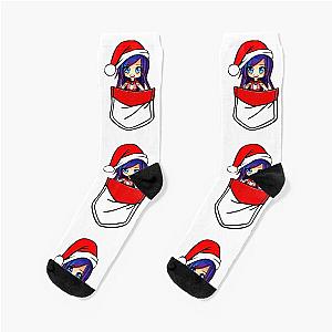 ItsFunneh Santa in your pocket  Socks