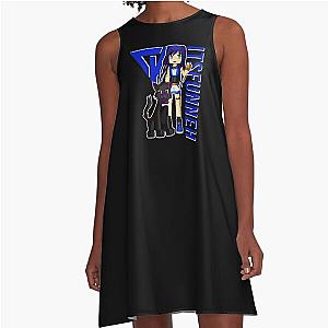 Itsfunneh Funneh Krew Dog gamer fan art 2022 A-Line Dress