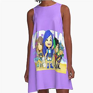 MineCraft - The Krew Team  - itsfunneh A-Line Dress