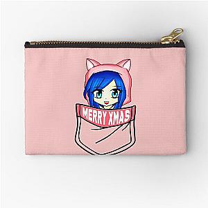 ItsFunneh Santa in your pocket Merry Christmas Zipper Pouch