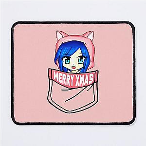 ItsFunneh Santa in your pocket Merry Christmas Mouse Pad