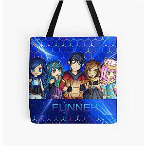 Itsfunneh krew All Over Print Tote Bag