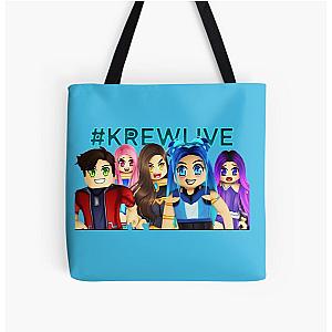 MineCraft - Itsfunneh Krew Team Live All Over Print Tote Bag