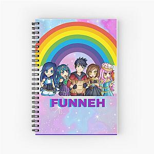 Itsfunneh krew  game Spiral Notebook