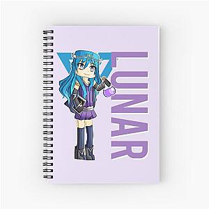 Lunar Itsfunneh Funneh Krew gamer fan art 2022 Spiral Notebook