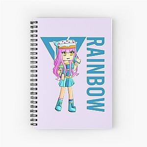 Rainbow gamer Itsfunneh Funneh Krew gamer fan art 2022 Spiral Notebook