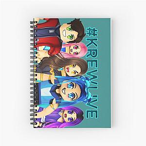 MineCraft - Itsfunneh Krew Team Live Spiral Notebook