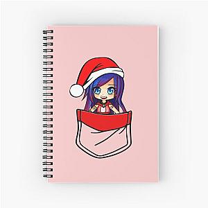 ItsFunneh Santa in your pocket  Spiral Notebook