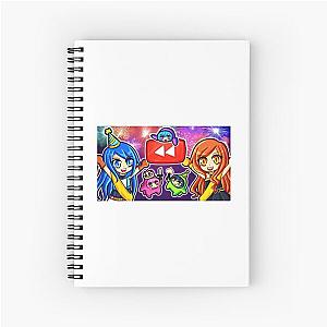 itsfunneh and the krew YOUTUBE Among us Spiral Notebook