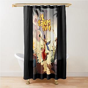 Gift Idea Halloween Game Art Shower Curtain