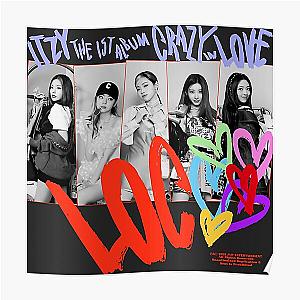 Itzy Posters- ITZY CRAZY IN LOVE Album Cover Poster RB1201