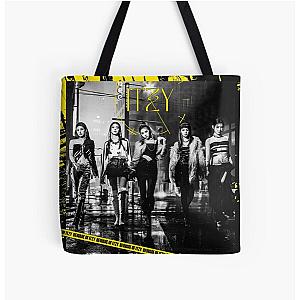 Itzy Bags - ITZY - Guess Who Teaser Night ver Group All Over Print Tote Bag RB1201